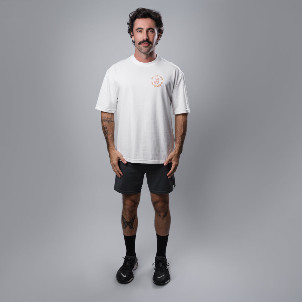 Camiseta Over Take It Off White