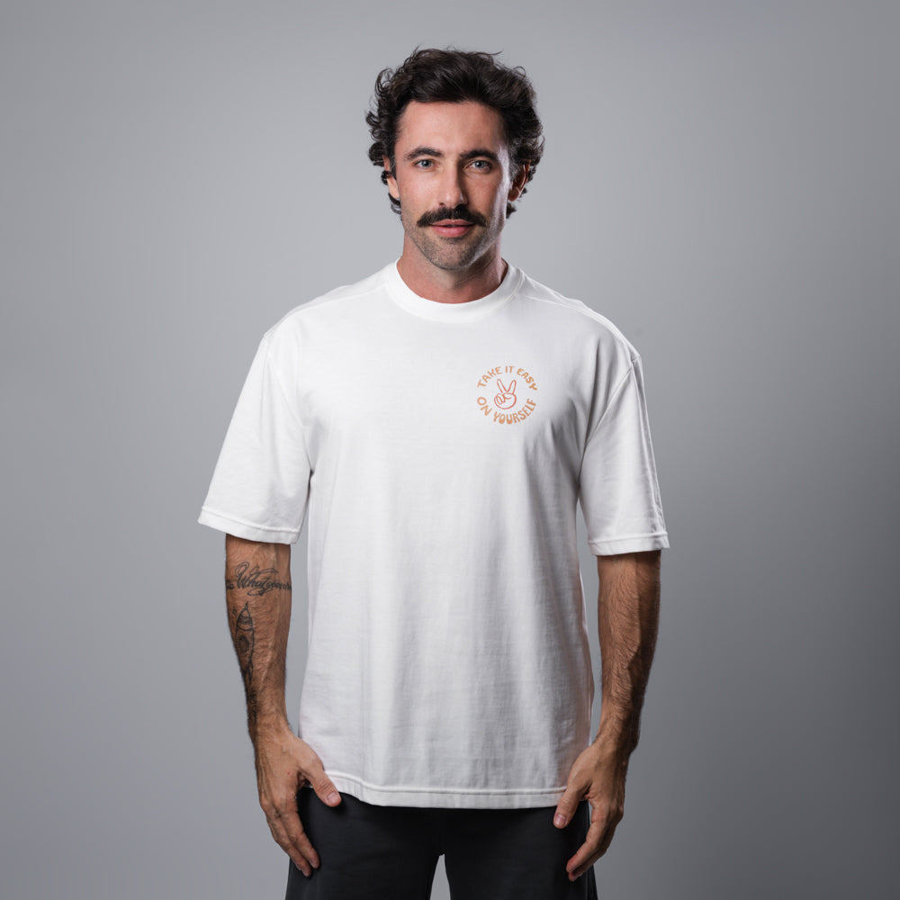 Camiseta Over Take It Off White