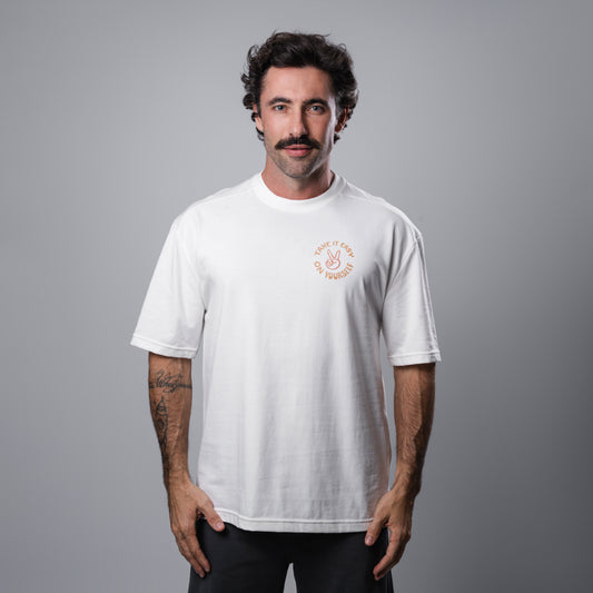 Camiseta Over Take It Off White