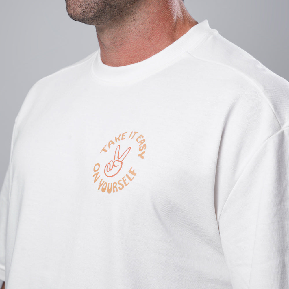 Camiseta Over Take It Off White