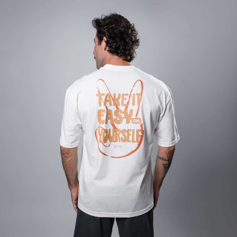 Camiseta Over Take It Off White