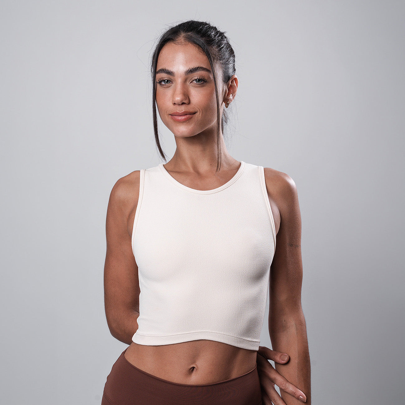 Cropped Cannes Off White