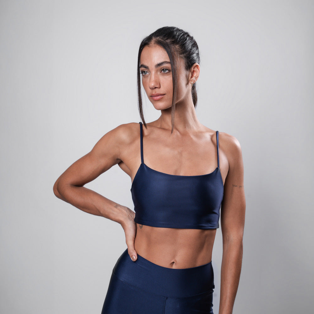 Top Atletika Alcinha Navy Blue