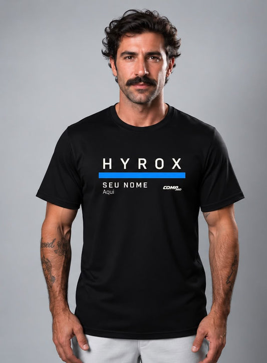 Camiseta Ultracool Hyrox Personalizada Black