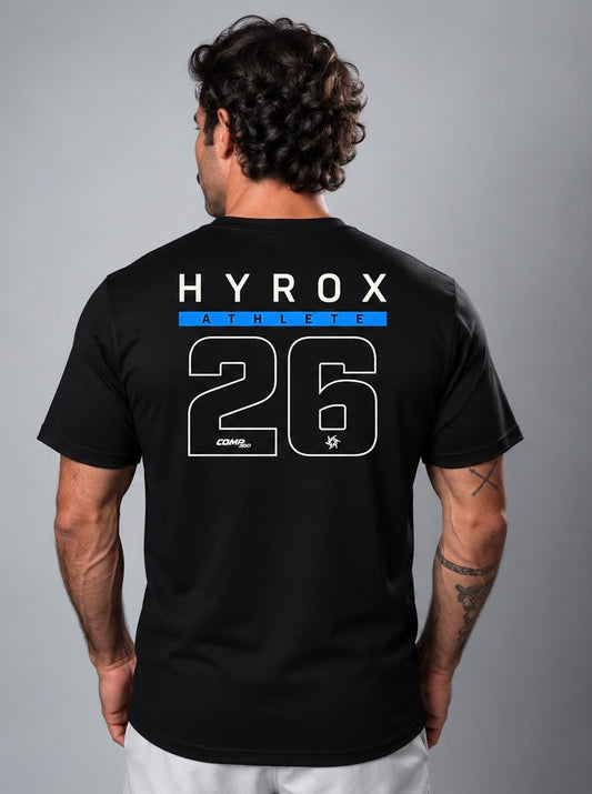 Camiseta Ultracool Hyrox Personalizada Black