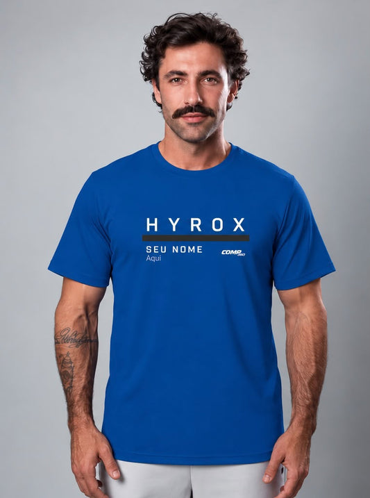 Camiseta Ultracool Hyrox Personalizada Blue