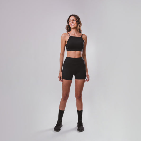 Shorts Hyper SidePocket cós-Alto Curto Charcoal