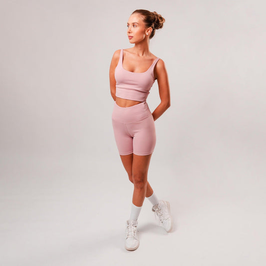 Shorts Basic Médio Classy Rosé