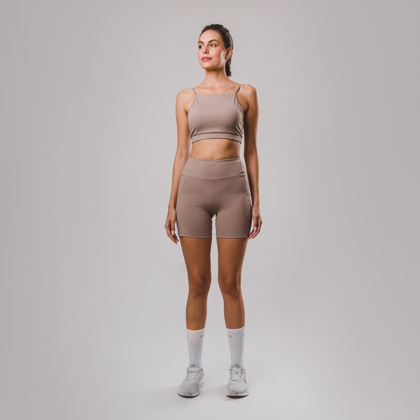 Shorts Hyper SidePocket cós-Alto Médio Cream
